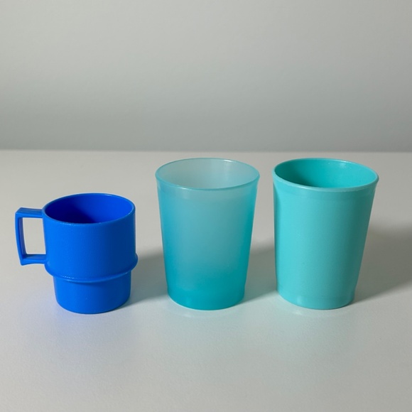 Vintage Children's Mini Tupperware Set of 9 (33Y) - Picture 3 of 8